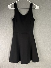 Divided H&M Size 2 Sleeveless Little Black Cocktail Mini Dress Homecoming Event