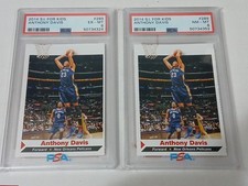 2014 Sports Illustrated for Kids Anthony Davis #289 Rookie PSA-6 and PSA-8  (×2)