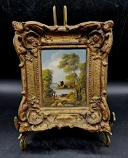 Otto Von Thoren Registered W.T. Burger Co. Framed Oil Landscape *Well Listed!