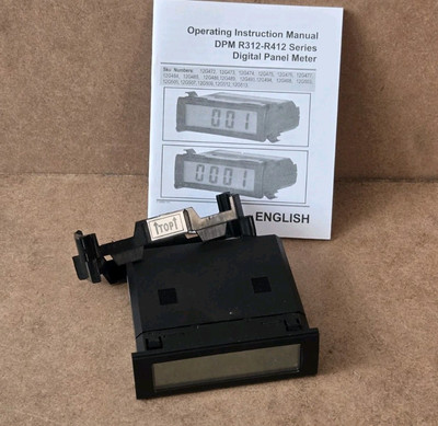 Value Collection 12G484 1999 Display Span 200V LCD Digital Panel Meter