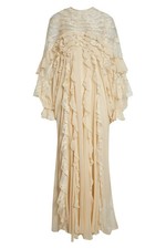 Zimmermann rebellion splice ruffled lace-paneled maxi dress Size 4 US