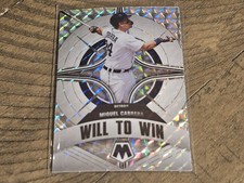 2022 Panini Mosaic Miguel Cabrera Will To Win Silver Mosaic Insert Prizm Nmmt