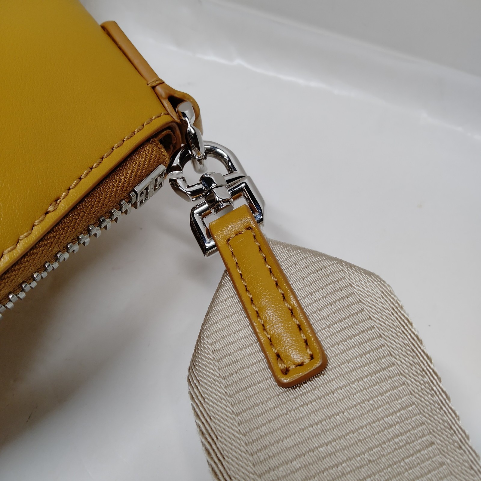 Givenchy Hand Bag Orange Leather with Shoulder Strap Authentic Pre-Owned 5203420 — image 12