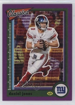 2022 Panini Classics Timeless Tributes Purple 68/50 Daniel Jones #72 t4l