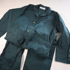 Vtg USA Made 48 XL Mens Green Herringbone Cotton Universal Overall Stone Cutter