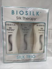 Silk Therapy Trio Unisex 7oz BIOSILK Shampoo  Conditioner  Therapy Leave In