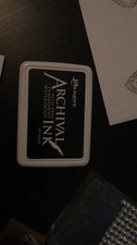 Archival Ink Pad, Jet Black, Permanent, Waterproof, Non-Toxic, Crisp Results