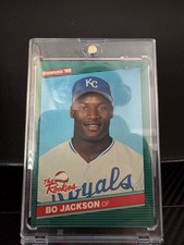 1986 Donruss Baseball Bo Jackson The Rookies Green Border