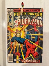 The Spectacular Spider-Man #3  Comic Book  1st App Lightmaster