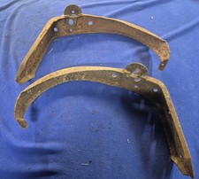 Early 1935 Ford Front Fender Brackets Braces Original Pair Coupe Sedan Roadster Early 1935 Ford Front Fender Brackets Braces Original Pair Coupe Sedan Roadster