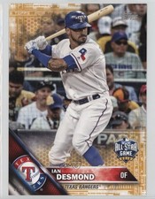 2016 Update All-Star Topps.com Online Exclusive 5x7 Gold 5/10 Ian Desmond 2d9