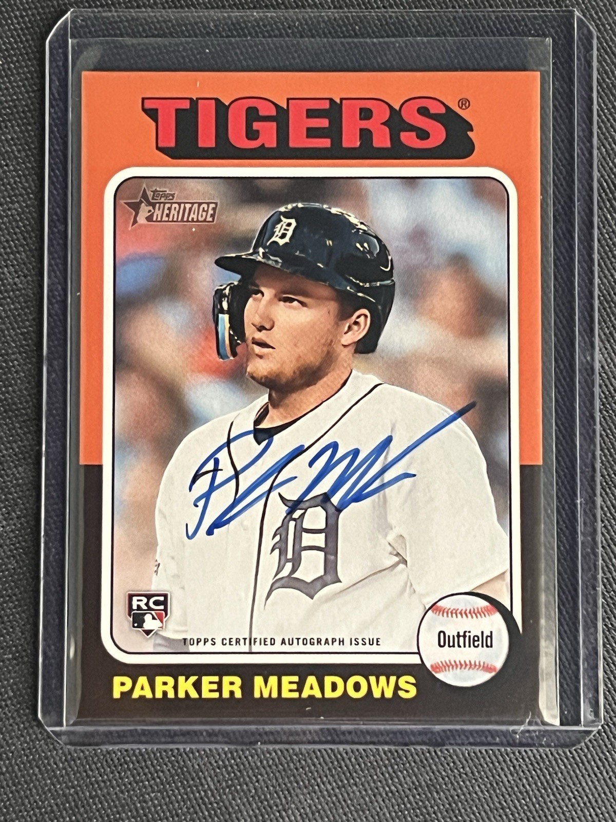 2024 Topps Heritage High Number - Real One Autographs Parker Meadows #ROA-PM RC