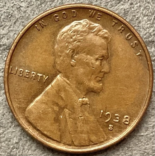 1938-S   Lincoln Wheat Cent - [XF EF] Extremely Fine - High Grade ~ B971
