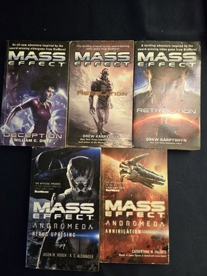 Lot 5 Mass Effect PB Novels Deception/Revelation/Retribution/Annihilation/Nexus