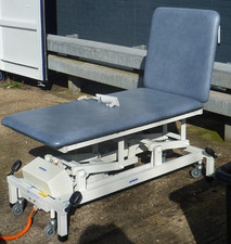 Electric Examination / Physiotherapy/ Massage Couch- Akron Merit 2 section bed