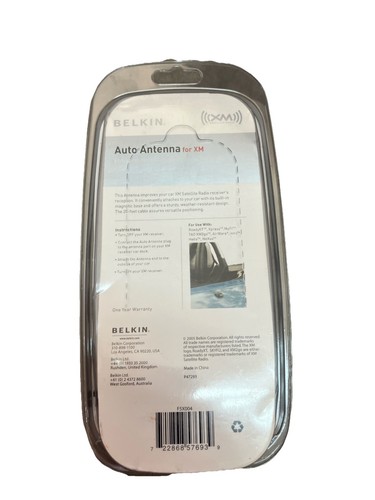 Belkin Auto Antenne für XM Satelliten Radio Receiver neu versiegelt - Bild 4 von 4