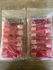 Spiral Hair Rollers Avon Advance Techniques Lot 2X Pins/Case/12 Curlers Comfy