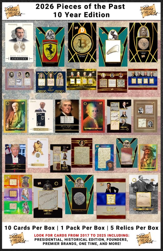 2026 Pieces of the Past 10 Year Edition  Box