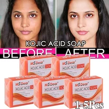Kojic Acid Soap Dark Spot Whitening Turmeric Soap Skin Bleaching Lightening 100G