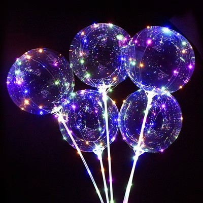 Bobo LED Leuchtballons Transparent Bubble Ballons Clear Bubble Weihnachten UK
