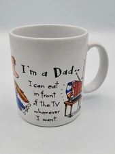 Hallmark Shoebox Greetings "I'm a Dad..." 12 oz Coffee Tea Mug Cup Father's Day