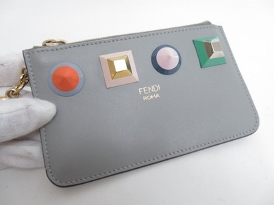 Authentic FENDI Rainbow Studs Coin Purse Wallet I#45230 | eBay