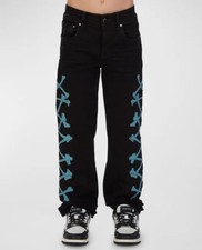 Amiri Kid's Bones Straight-Leg Jeans, Size 8Y