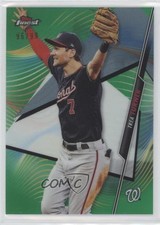 2020 Topps Finest Green Refractor 96/99 Trea Turner #26 o7m