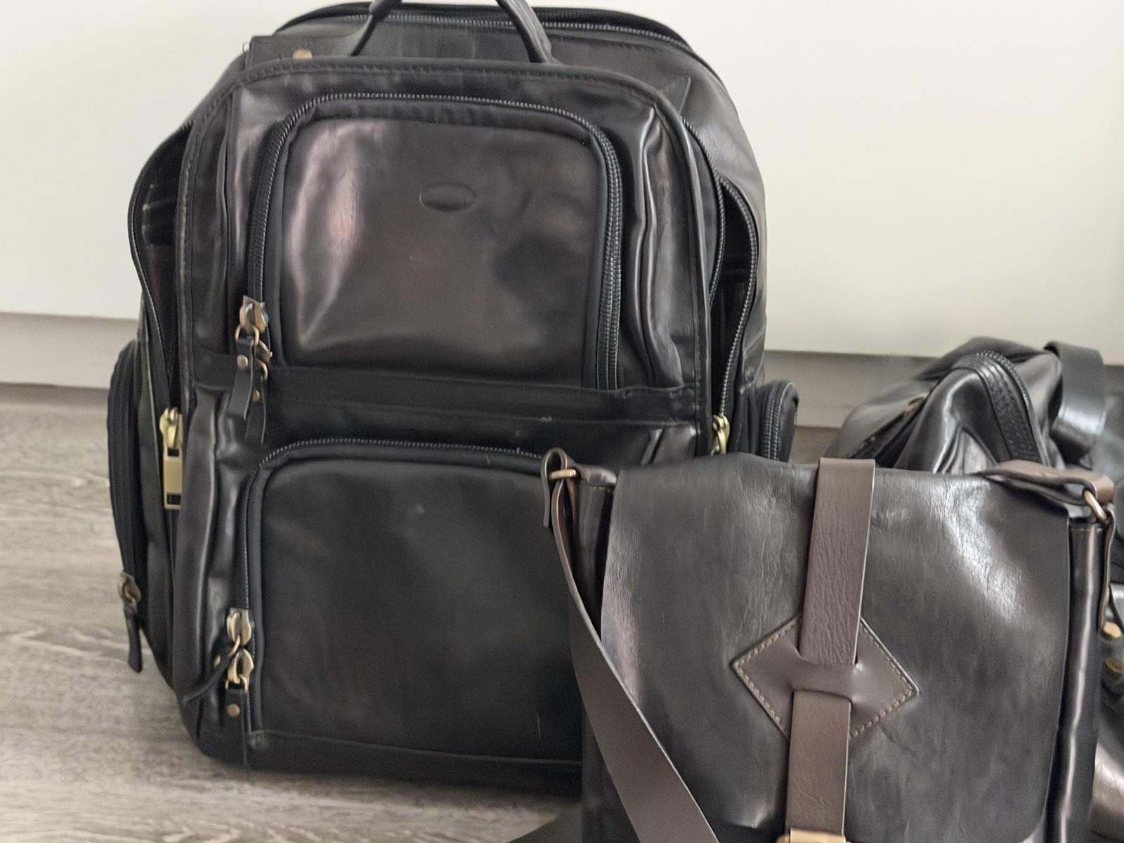 chiarugi leather Collection Backpack Carryon And … - image 4