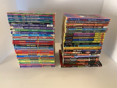 Lot Of 56 RL Stine Goosebump Books Ghost Of Fear Street The Beast 1 2 Nightmare!