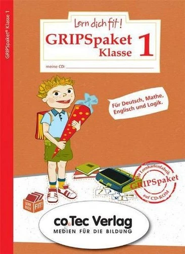 GRIPSpaket Klasse 1: Deutsch, Mathe, Englisch, Logik. Einzellizenz,