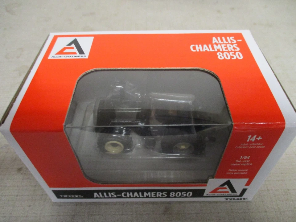 Black Chase Unit Allis Chalmers 8050 MFWD Toy Tractor, 1/64 Scale, NIB - Image 2 of 4