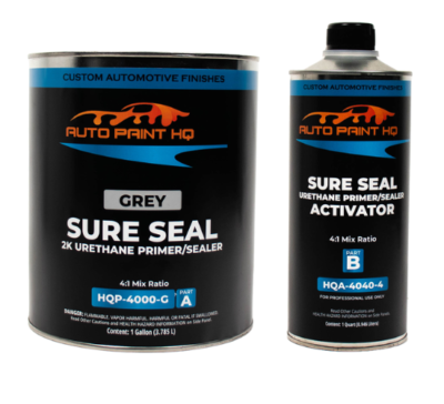 #ad Sure Seal 2K Urethane Sealer Primer Gallon Dark Gray Black or White $149.95