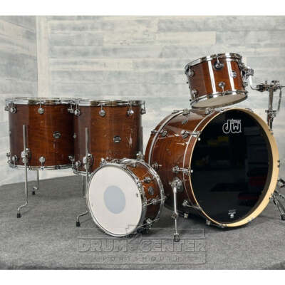 DW Performance 5pc Drum Set w/24''BD Walnut Lacquer - DCP Exclusive!