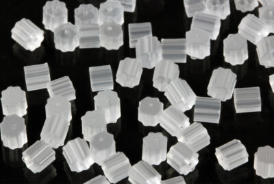 Rubber Silicone Earring Back Stoppers Ear Post Nuts Findings 3.5mm For Earrings