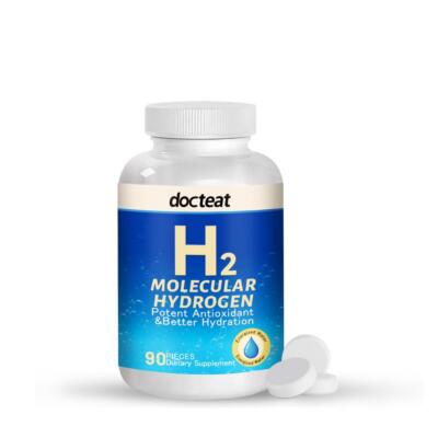 Hydrogen Water Tablets, 8 PPM Hydrogen Tablets for Drinking Water, H2 M olecular
