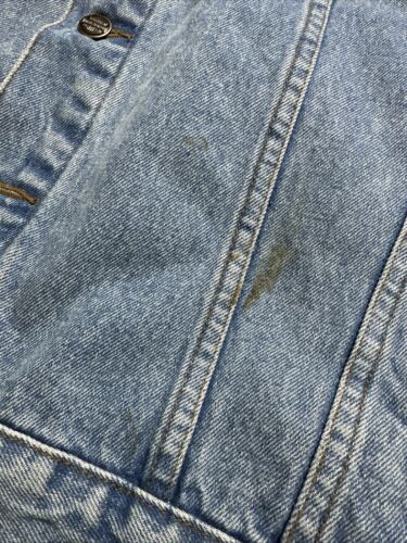 Harley-Davidson Men's Denim Vest Biker Jean Embroidered Bar Shield Logo EUC L - Picture 2 of 6