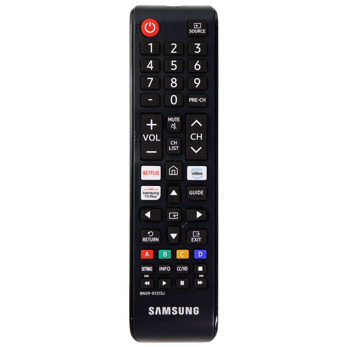 FAIR Samsung Remote (BN59-01315J) with Netflix Hotkey for Select TVs - Black