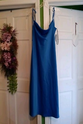 wayf sleeveless midi slip dress WAYF Slip Midi Dress