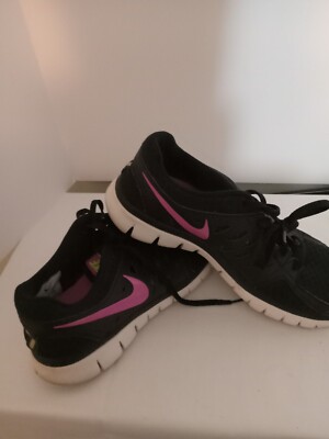  Nike Flex 2013 Run Womens Sz 8 Running Shoes Sneakers Black Pink 580440-009
