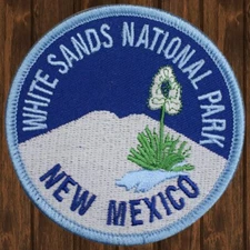 White Sands National Park Embroidered Patch — Iron On