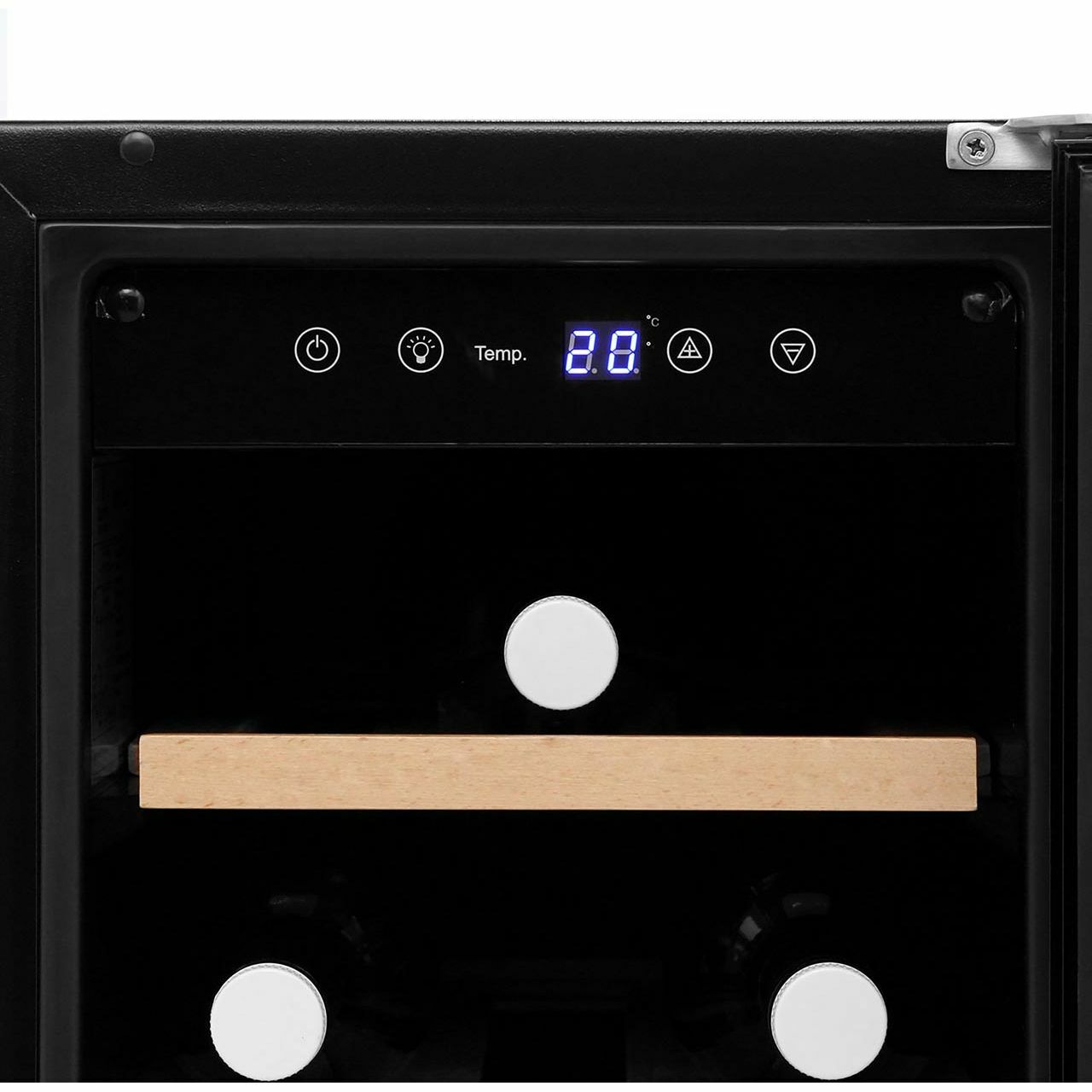 Belling 300BLKWC Built In Wine Cooler Fits 18 Bottles Black G