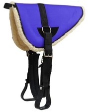 Horse Bareback Saddle Pad Stirrups Girth Blend Top and New Blue  Red  Black