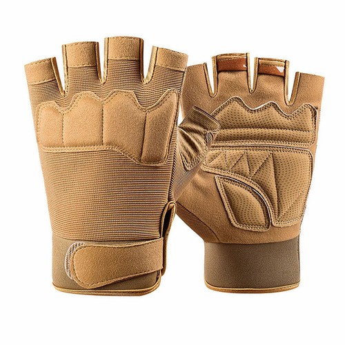 Tactical Military Half Finger Gloves Outdoor Sports Shooting Hunting Fingerless - Picture 14 of 16
