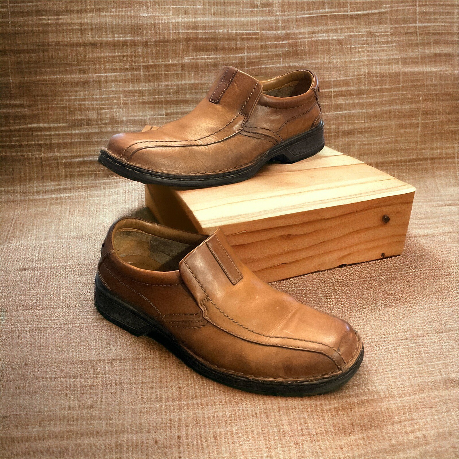 Men's Dress Shoes Clarks Shoes Clarks Escalade Step Black - Main Image