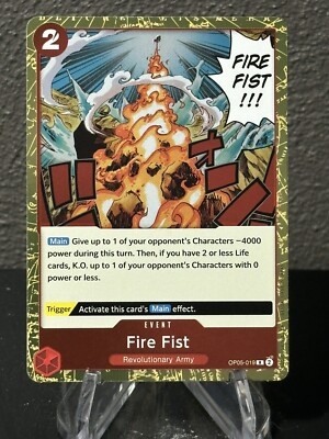 one piece card game fire fist OP03-018 R Parallel holofoil pattern or surface detail) Fire Fist : OP03-018 PILLARS