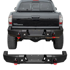 Vijay For 2005-2015 Toyota Tacoma New Steel Rear Bumper With Led Light D-rings