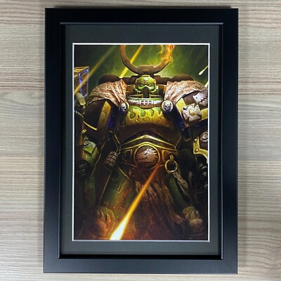 SALAMANDER GERAHMTE KUNST SPACE MARINES DONNERHAMMER WARHAMMER 40.000 40K