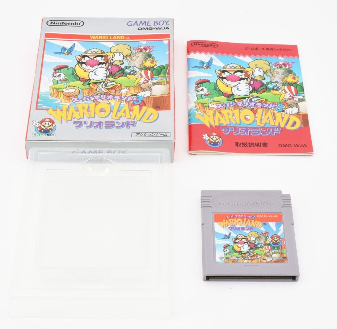 Lot 3 Nintendo Gameboy GB Super Mario Land 1 2 3 Set w/Box Manual