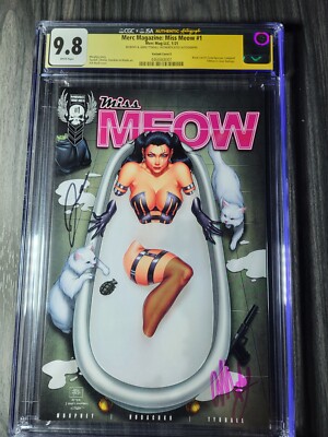 Miss Meow #1 (Signed Jamie Tindall & Murphy) Variant Cover by Ash Madi